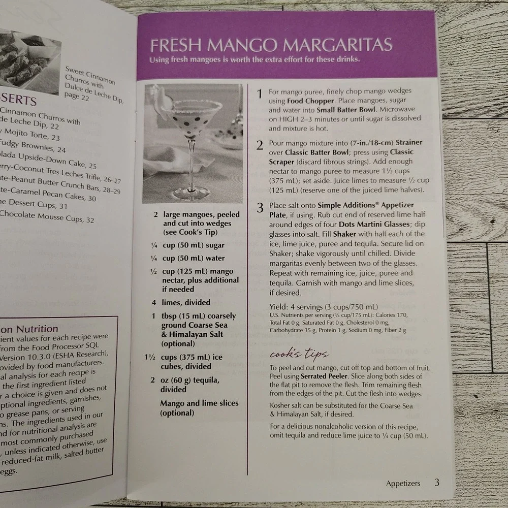 Pampered Chef Cookbook • Seasons Best Spring Summer‎ 2010 Seasonal Recipes